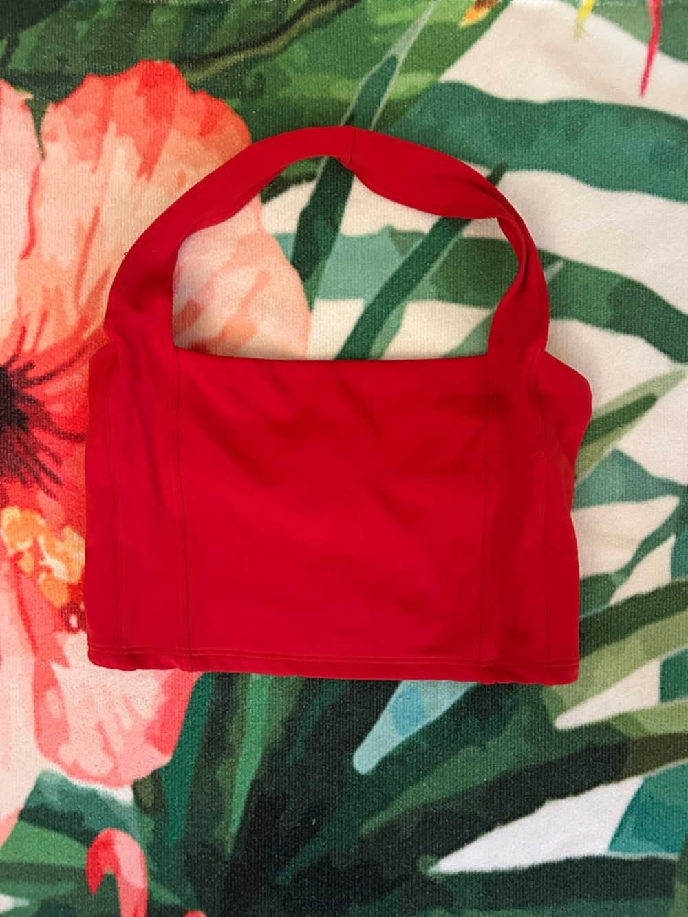 Red Halter Bra Tank!